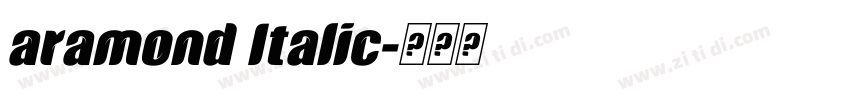 aramond Italic字体转换 aramond Italic字体转换